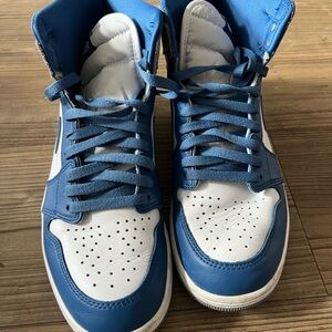 Nike Blue and White Sneakers